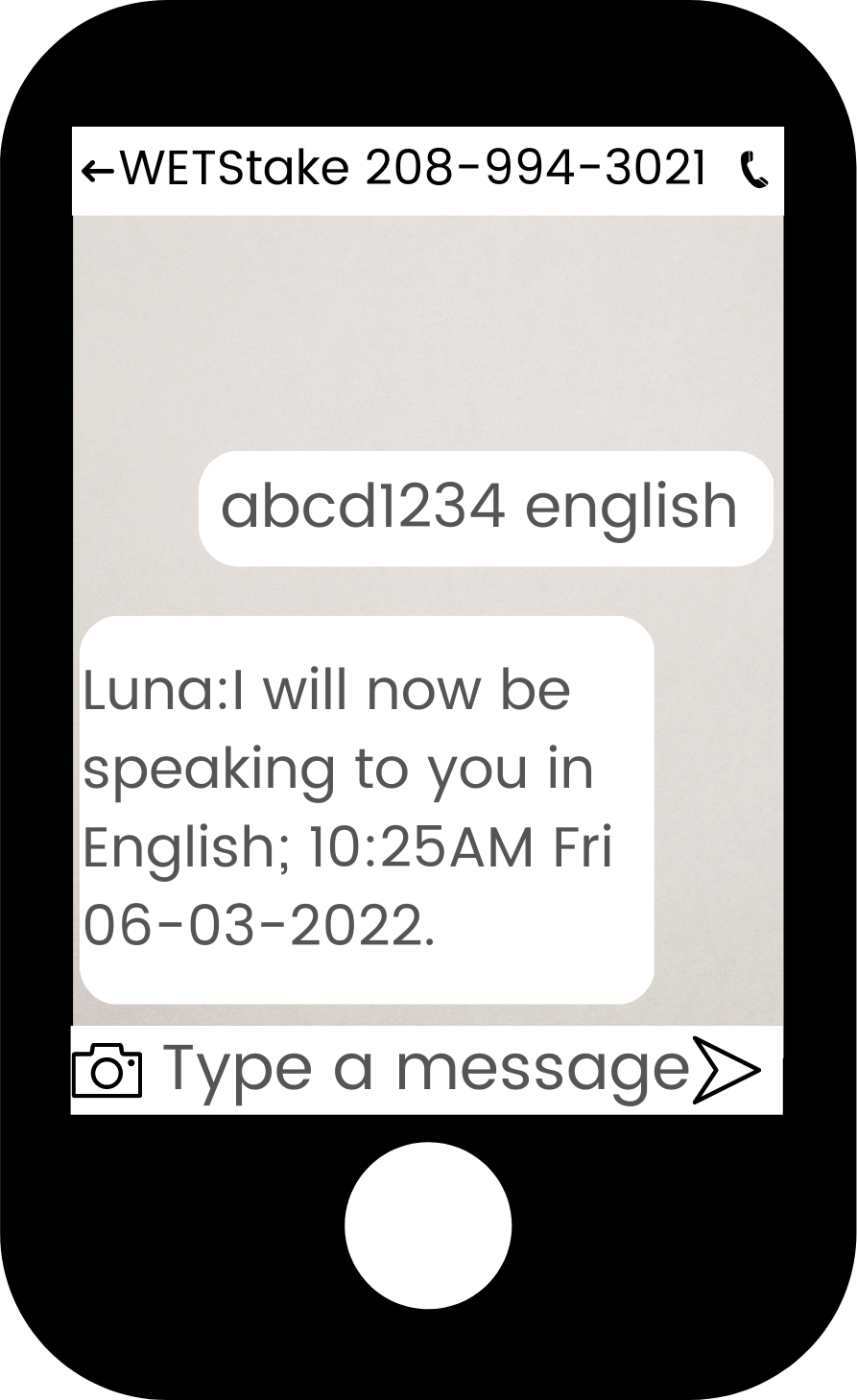 English language command