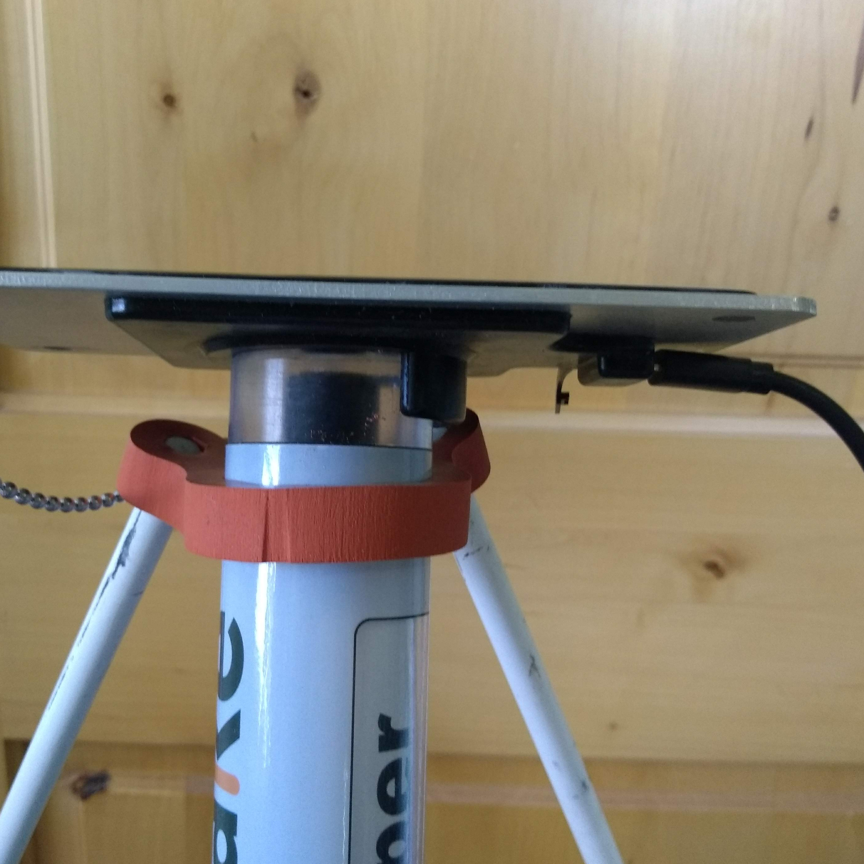 WET Stake plugged in and charging with old style cap